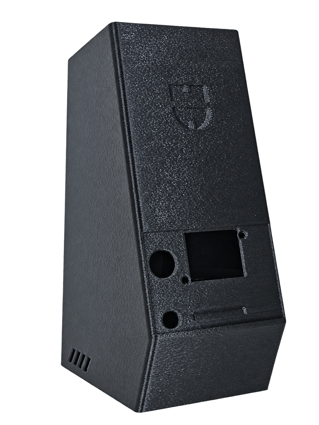 Carcasa negra de equipo profesional fabricada por FOURDOT